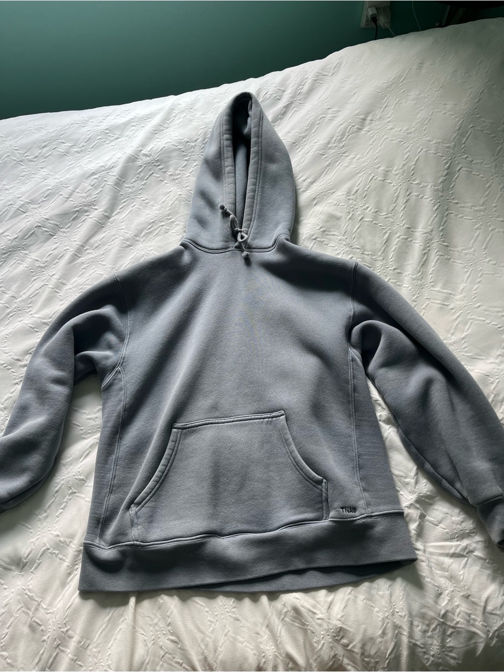 TNA Blue/Grey BubbleFleece Hoodie